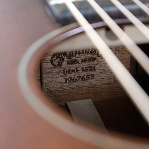 2015 Martin 000-15M All Mahogany Acoustic Guitar
