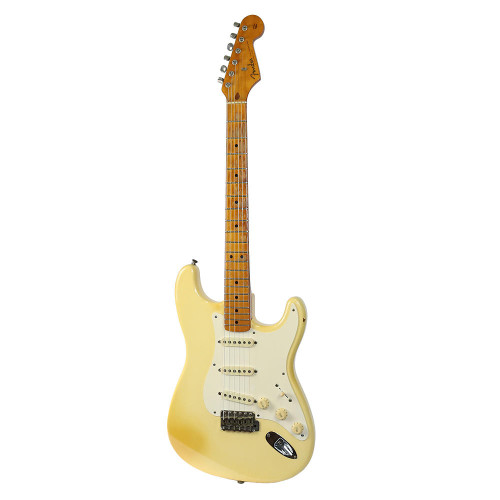 1988 Fender American Vintage Series '57 Stratocaster Electric Guitar Olympic White Finish