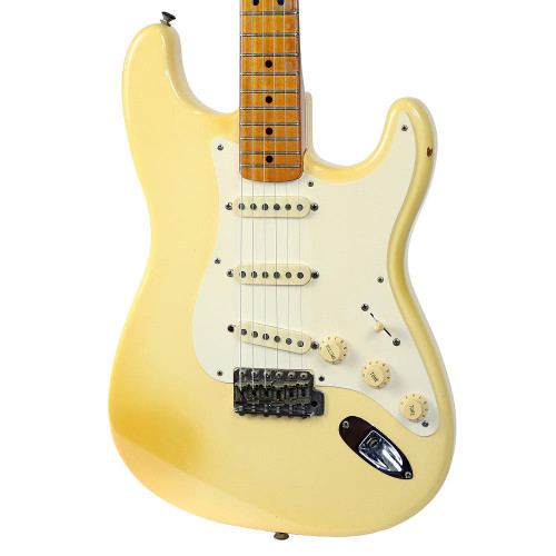 1988 Fender American Vintage Series '57 Stratocaster Electric Guitar Olympic White Finish