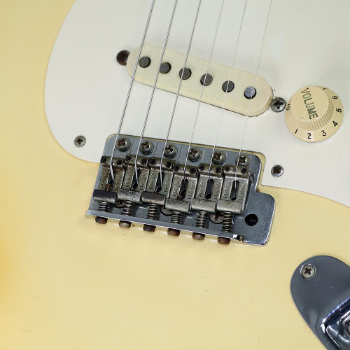 1988 Fender American Vintage Series '57 Stratocaster Electric Guitar Olympic White Finish