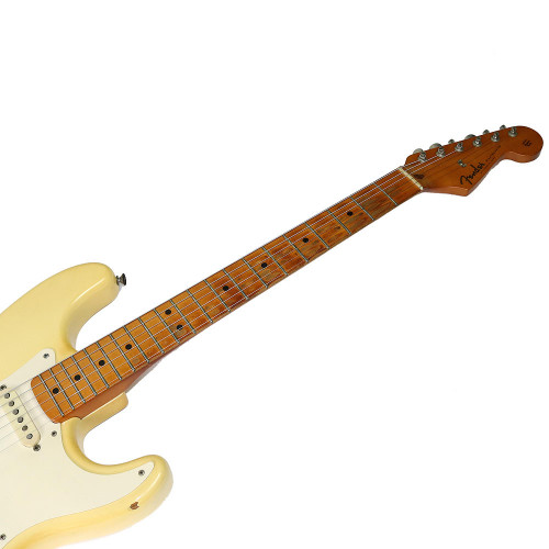 1988 Fender American Vintage Series '57 Stratocaster Electric Guitar Olympic White Finish