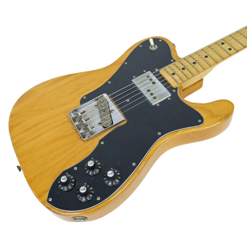 Vintage 1975 Fender Telecaster Custom Electric Guitar Natural