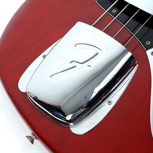 Vintage 1980 Fender Jazz Bass Trans Red Finish