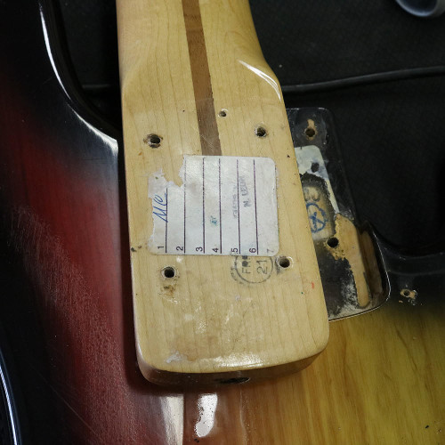 Vintage 1980 Fender Precision Bass Sunburst Finish