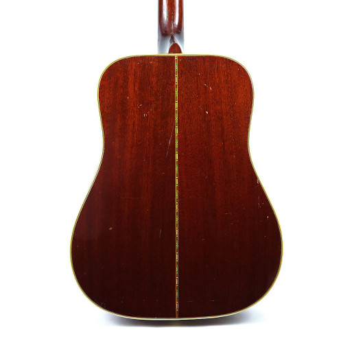 Vintage Early To Mid 1970's Gibson Hummingbird Dreadnought Acoustic Guitar Sunburst Finish