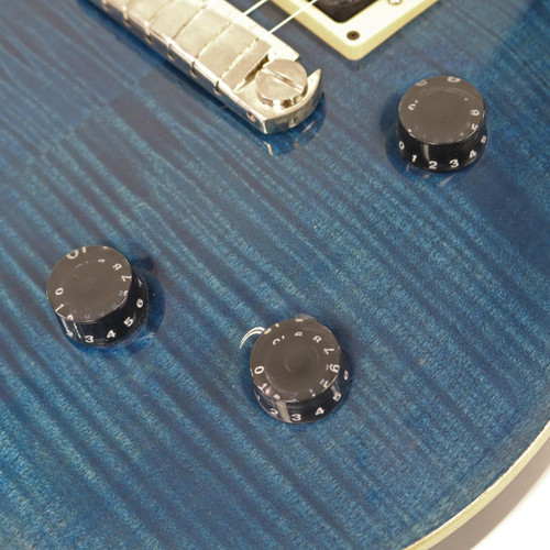 1997 PRS Paul Reed Smith Custom 22 Ten Top Transparent Blue Finish