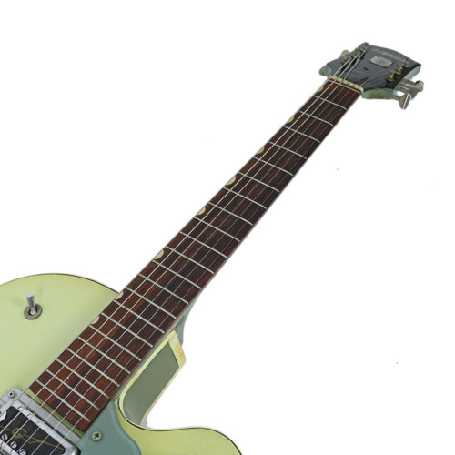 Vintage 1968 Gretsch 6125 Single Anniversary Hollow Body Electric Guitar Two-Tone Green