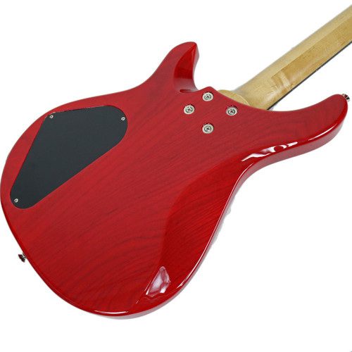 Used Ed Roman Quicksilver Electric Guitar Transparent Red
