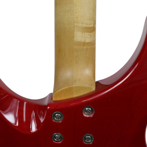 Used Ed Roman Quicksilver Electric Guitar Transparent Red