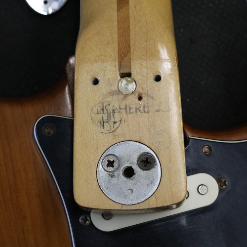 Vintage 1974 Fender Stratocaster Electric Guitar Walnut Finish