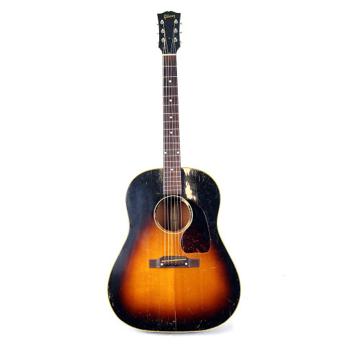 Vintage 1954 Gibson J-45 Dreadnought Acoustic Guitar Sunburst Finish