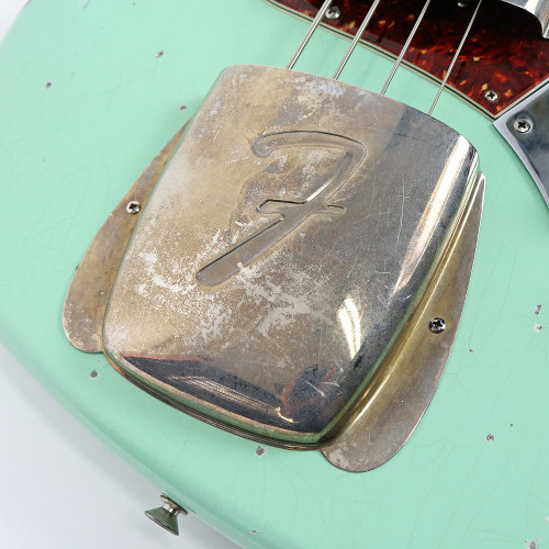 Vintage 1978 Fender Jazz Bass Refinished Sea Foam Green