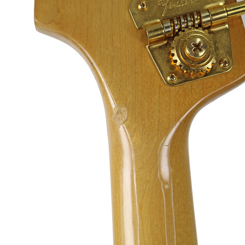Vintage 1982 Fender Special Collector's Edition Gold Jazz Bass
