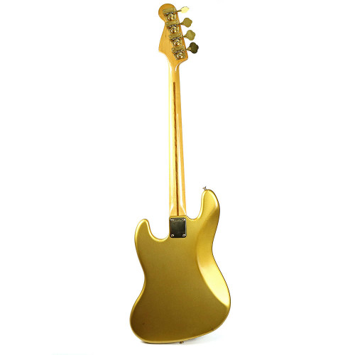Vintage 1982 Fender Special Collector's Edition Gold Jazz Bass