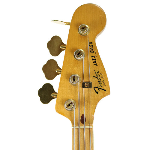 Vintage 1982 Fender Special Collector's Edition Gold Jazz Bass