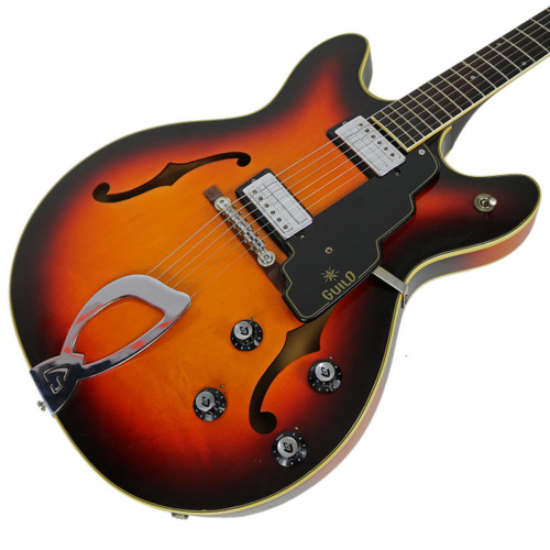 Vintage 1967 Guild Starfire IV Semi-Hollow Body Electric Guitar Sunburst