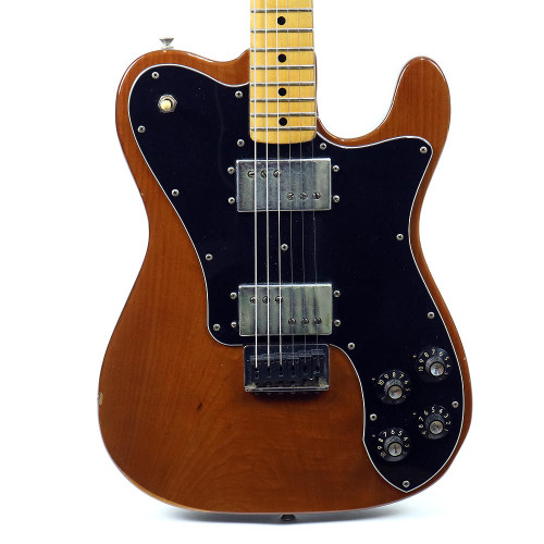 Vintage 1974 Fender Telecaster Deluxe Electric Guitar Walnut Finish