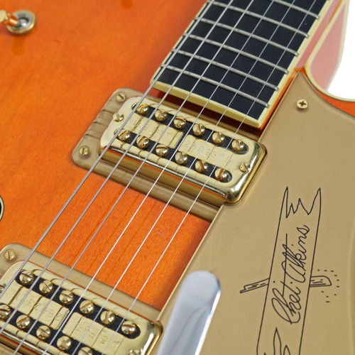 2006 Gretsch G6120-1959 Chet Atkins Hollowbody Electric Guitar Orange Finish