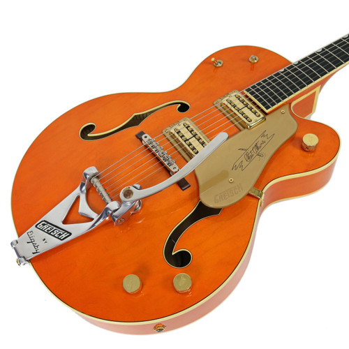 2006 Gretsch G6120-1959 Chet Atkins Hollowbody Electric Guitar Orange Finish
