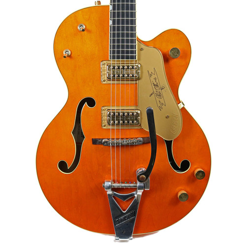 2006 Gretsch G6120-1959 Chet Atkins Hollowbody Electric Guitar Orange Finish