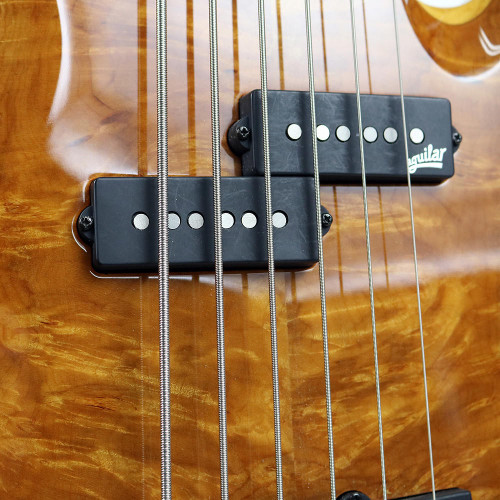 2014 ESP Designed LTD RB-1006 Six-String Electric Bass Guitar Honey Natural Finish
