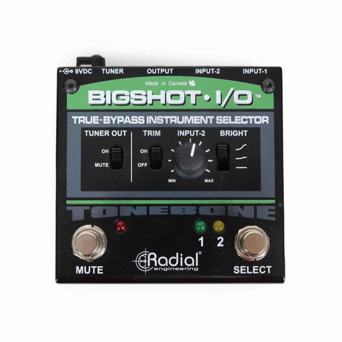 Radial Engineering BigShot i/o Instrument Selector Pedal with LEDs