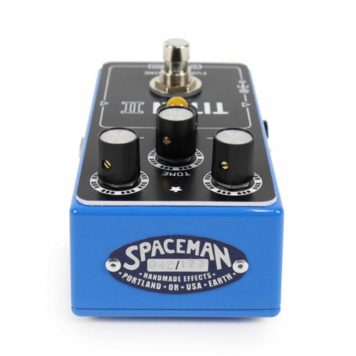 Spaceman Effects Titan II Fuzz Machine Blue Limited Edition Silicon Fuzz Pedal