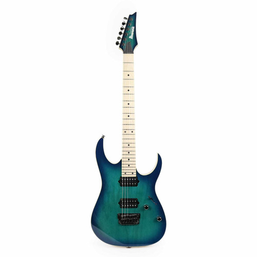 Ibanez RG652AHMFX Prestige Series Electric Guitar in Nebula Green Burst