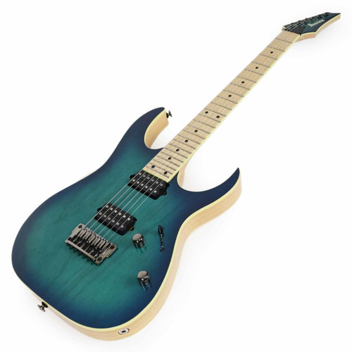 Ibanez RG652AHMFX Prestige Series Electric Guitar in Nebula Green Burst