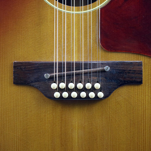 Vintage 1966 Gibson B-25-12 12-String Acoustic Guitar Sunburst Finish