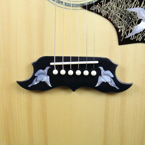2002 Gibson Custom Shop Doves In Flight Dreadnought Acoustic Guitar