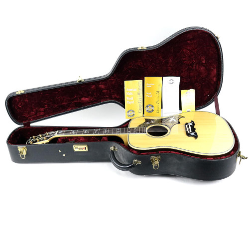 2002 Gibson Custom Shop Doves In Flight Dreadnought Acoustic Guitar