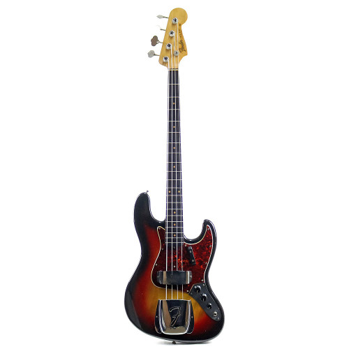 Vintage 1963 Fender Jazz Bass Sunburst Finish