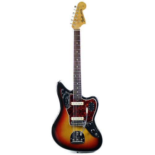 Vintage 1965 Fender Jaguar Electric Guitar Sunburst Finish