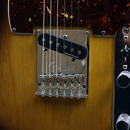 2008 Fender American Standard Telecaster Tele Electric Guitar Two-Tone Sunburst