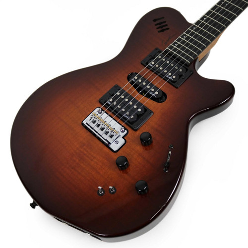 Godin xtSA 3 Voice Leaftop B-Stock - Light Burst Flame