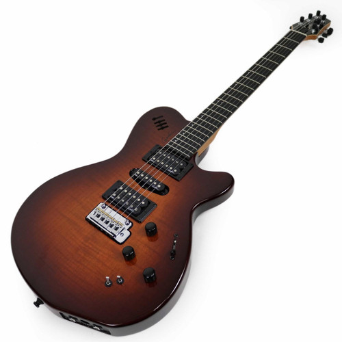 Godin xtSA 3 Voice Leaftop B-Stock - Light Burst Flame