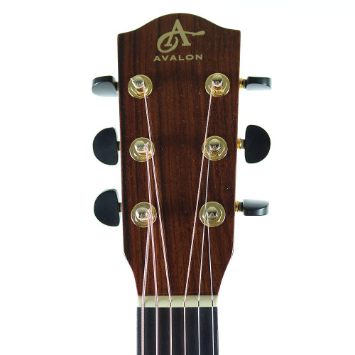 2002 Avalon Model A200 Acoustic Guitar Natural Finish