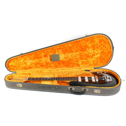 Vintage 1965 Vox Phantom Mark III Electric Guitar Made In England Black Finish