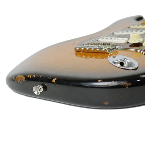 Vintage 1976 Fender Stratocaster Hardtail Sunburst | Cream