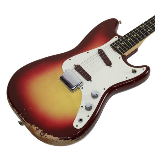 Vintage 1963 Fender Duo-Sonic in Rare Sunburst Finish