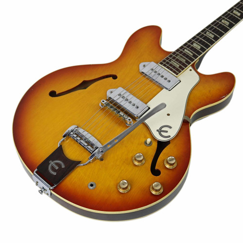 Vintage 1966 Epiphone E230TD Casino Semi-Hollow Body Sunburst