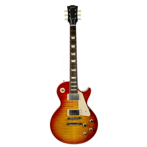 2013 Gibson Custom Shop Historic 1960 Les Paul Standard R0 Electric Guitar Cherry Sunburst Finish