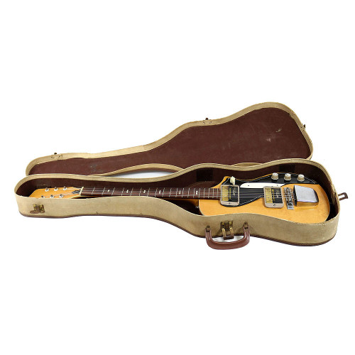 Vintage 1960's Guyatone LG-60H Electric Guitar Natural Finish