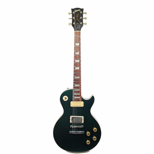Vintage 1974 Gibson Les Paul Deluxe Refinished Dark Green | Cream
