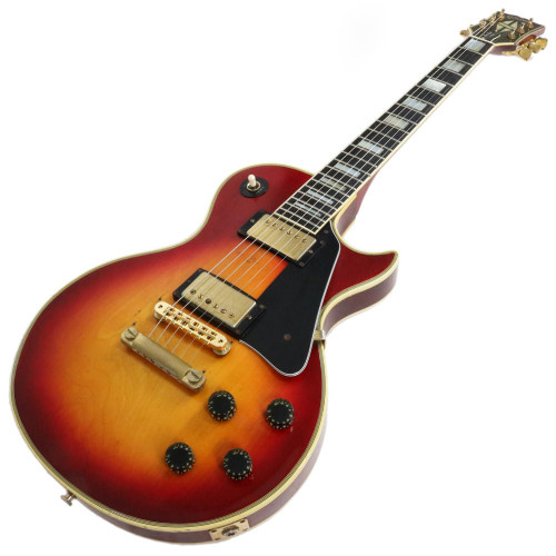 Vintage 1982 Gibson Les Paul Custom Electric Guitar Heritage Cherry Sunburst