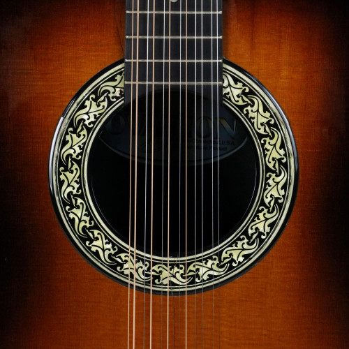 Vintage 1981 Ovation Pacemaker 1615 12-String Acoustic Guitar Sunburst Finish