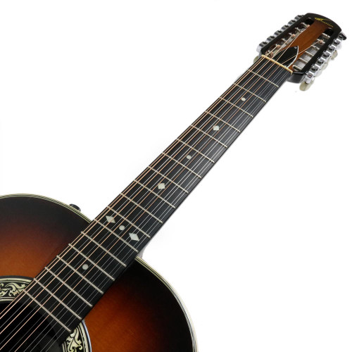 Vintage 1981 Ovation Pacemaker 1615 12-String Acoustic Guitar Sunburst Finish