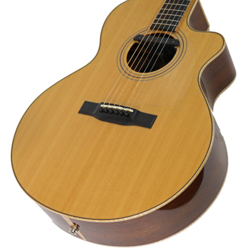 Used Webber Roundbody Cutaway Acoustic Electric Guitar