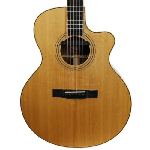 Used Webber Roundbody Cutaway Acoustic Electric Guitar